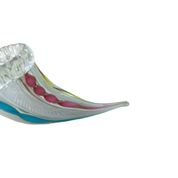 Golden Crown E & R Italy Venetian Glass Shoe Colorful Table Home Decor 1.5" - Picture 3 of 11